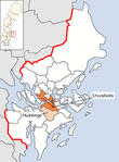 Huddinge Municipality in Stockholm County